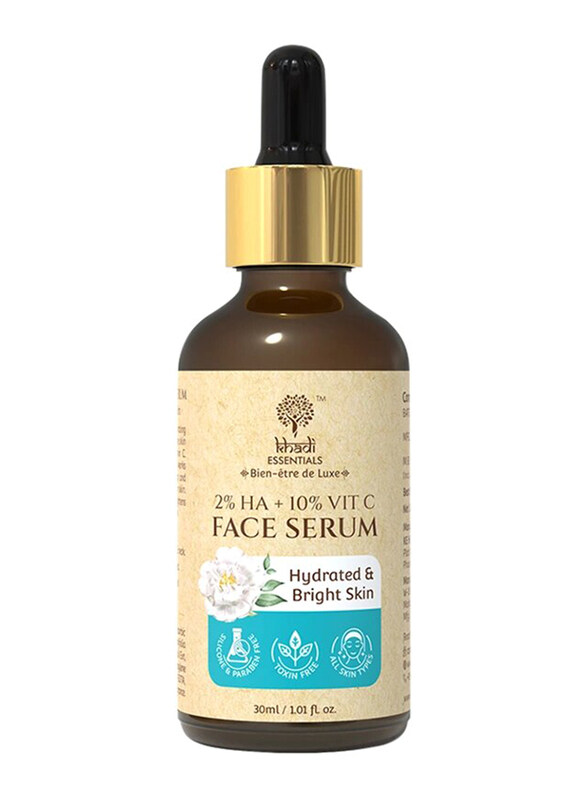 Khadi Essentials 2% HA + 10% Vitamin C Face Serum for Glowing & Bright Skin, 30ml
Khadi Essentials 2% HA + 10% Vitamin C Face Serum for Glowing & Bright Skin, 30ml