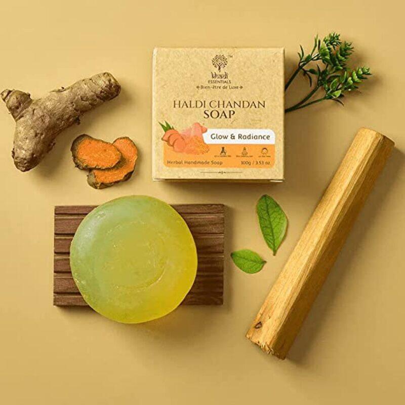 Khaddi Essentials Khadi Essentials Haldi Chandan Herbal Handmade Bathing Soap for Brightening & Glowing Skin with Turmeric & Sandalwood, for Men & Women, All Skin Types
Khaddi Essentials Khadi Essentials Haldi Chandan Herbal Handmade Bathing Soap for Brightening & Glowing Skin with Turmeric & Sandalwood, for Men & Women, All Skin Types