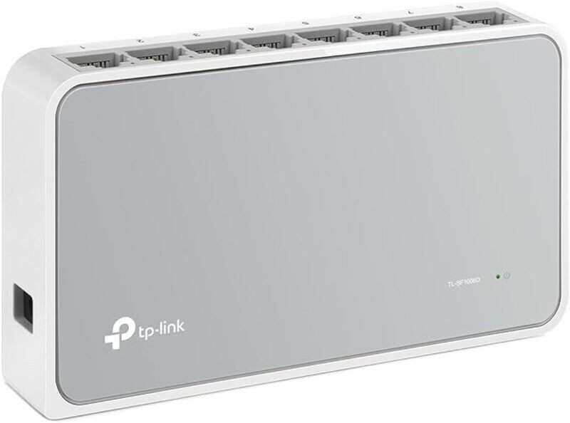 TP-Link TL-SF1008D 8-Port 10/100 Mbps Desktop Ethernet Switch/Hub, Ethernet Splitter, Plug & Play, no configuration required
TP-Link TL-SF1008D 8-Port 10/100 Mbps Desktop Ethernet Switch/Hub, Ethernet Splitter, Plug & Play, no configuration required