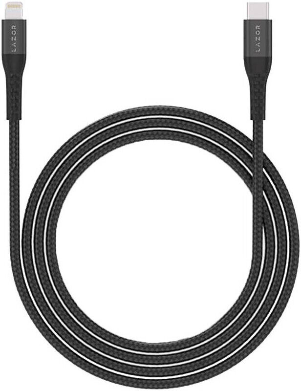 Lazor Flow L CL90 Type-C to Lightning Cable, 20W PD Fast Charging Cable, 3m Length, OTG Data Synchronization, Flexible TPE Material, Nylon Braided + A
Lazor Flow L CL90 Type-C to Lightning Cable, 20W PD Fast Charging Cable, 3m Length, OTG Data Synchronization, Flexible TPE Material, Nylon Braided + A