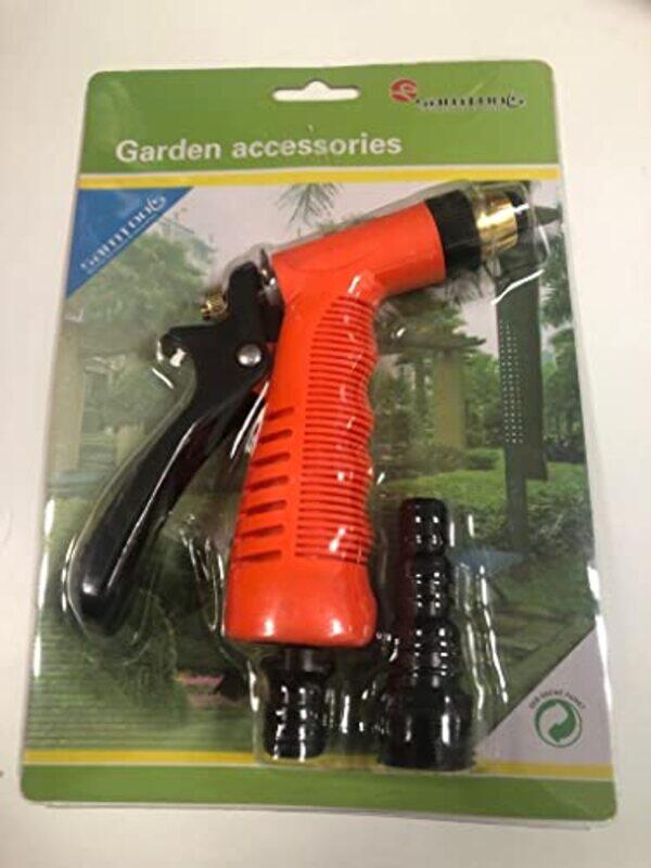 Generic Garden Spiral Hose Nozzle Set with High Pressure Washer Spray Gun & Connectors, Orange/Black
Generic Garden Spiral Hose Nozzle Set with High Pressure Washer Spray Gun & Connectors, Orange/Black