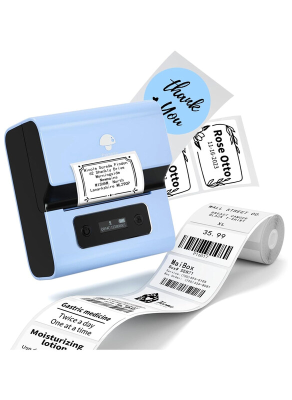 Phomemo Label Maker M221 Address Label Printer 3’’ Portable Bluetooth Label Maker Machine, Light Blue
Phomemo Label Maker M221 Address Label Printer 3’’ Portable Bluetooth Label Maker Machine, Light Blue