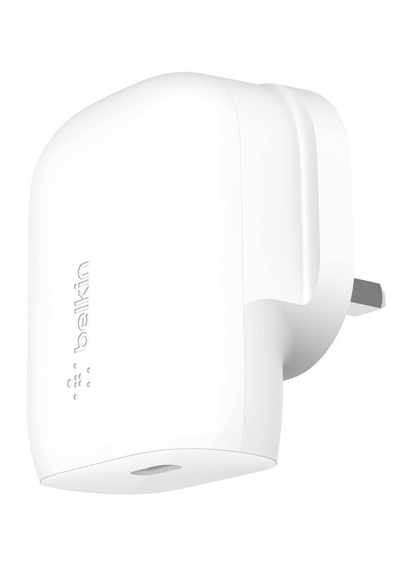 Belkin 30W Power Delivery USB-IF certified PD 3.0 Fast Charging PPS Wall Charger, White
Belkin 30W Power Delivery USB-IF certified PD 3.0 Fast Charging PPS Wall Charger, White