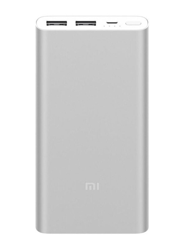 Xiaomi Mi 10000mAh Wired Fast Charging Power Bank with 2 Port, VXN4228CN, Silver
Xiaomi Mi 10000mAh Wired Fast Charging Power Bank with 2 Port, VXN4228CN, Silver