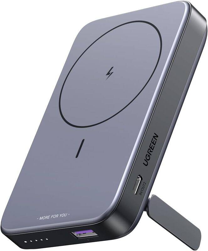 UGREEN Magsafe Power Bank 10000mAh Wireless Portable Charger 15W with Kickstand Magnetic Designed for MagSafe Battery Pack
UGREEN Magsafe Power Bank 10000mAh Wireless Portable Charger 15W with Kickstand Magnetic Designed for MagSafe Battery Pack