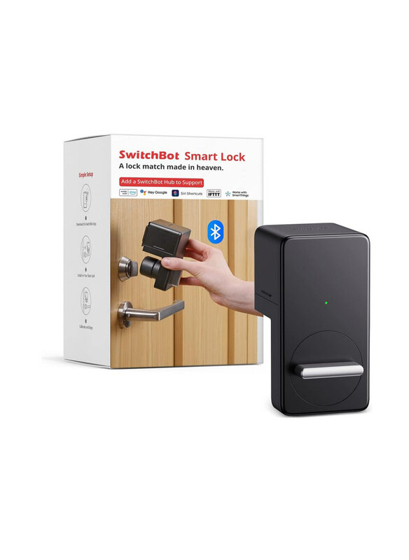 Switchbot Bluetooth Electronic Deadbolt Keyless Entry Door Smart Lock with WiFi Bridge, Black
Switchbot Bluetooth Electronic Deadbolt Keyless Entry Door Smart Lock with WiFi Bridge, Black
