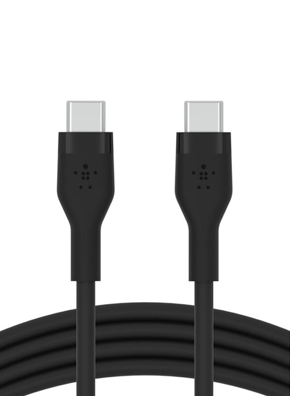 Belkin 1-Meter BoostCharge Flex Silicone USB Type-C Charger Cable, USB Type-C to USB Type-C, Black
Belkin 1-Meter BoostCharge Flex Silicone USB Type-C Charger Cable, USB Type-C to USB Type-C, Black