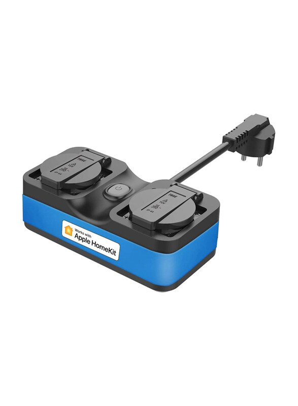 Meross Outdoor Smart Plug 13A IP44 Wi-Fi Plug, Compatible with Apple Home Kit, Black/Blue
Meross Outdoor Smart Plug 13A IP44 Wi-Fi Plug, Compatible with Apple Home Kit, Black/Blue