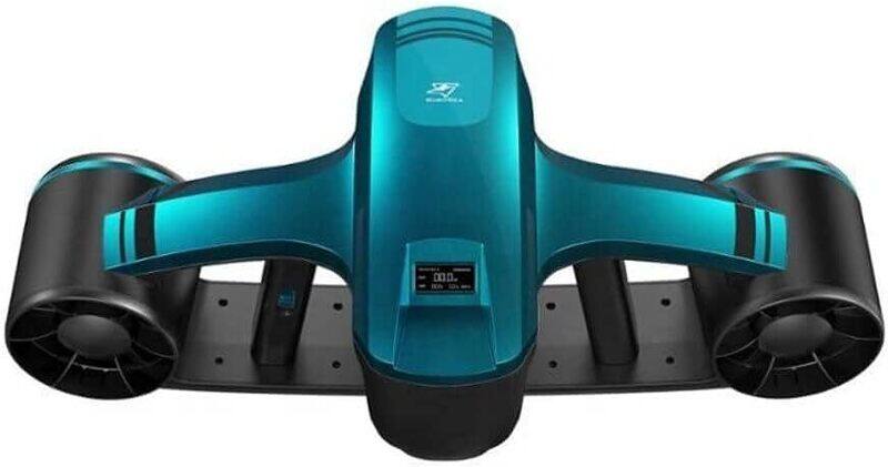 RoboSea SeaFlyer Underwater Scooter for Swimming or Diving with Camera Mount OLED Dashboard
RoboSea SeaFlyer Underwater Scooter for Swimming or Diving with Camera Mount OLED Dashboard