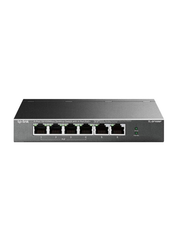 TP-Link Tp-link 6 Port Fast Ethernet 10/100mbps Poe Switch 4 Poe+ Ports @67w Plug & Play Sturdy Metal W/shielded Ports Extend Mode Priority Mode, Tl-s
TP-Link Tp-link 6 Port Fast Ethernet 10/100mbps Poe Switch 4 Poe+ Ports @67w Plug & Play Sturdy Metal W/shielded Ports Extend Mode Priority Mode, Tl-s
