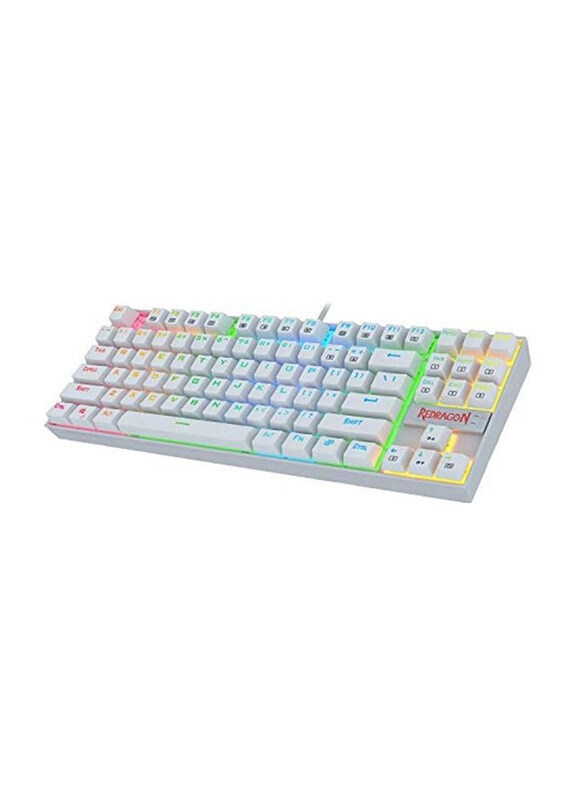 Multiple Redragon Kumara Wired Adjustable Height 80% TKL Mechanical Keyboard with Double-Shot Injection & Gold-Plated USB, K552W-RGB, White
Multiple Redragon Kumara Wired Adjustable Height 80% TKL Mechanical Keyboard with Double-Shot Injection & Gold-Plated USB, K552W-RGB, White
