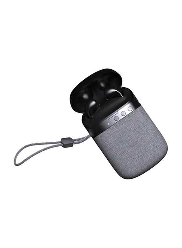 Generic HF01 Portable 2 In 1 Wireless Earphones And Bluetooth Speaker with Noise Reduction Headphone, Black
Generic HF01 Portable 2 In 1 Wireless Earphones And Bluetooth Speaker with Noise Reduction Headphone, Black
