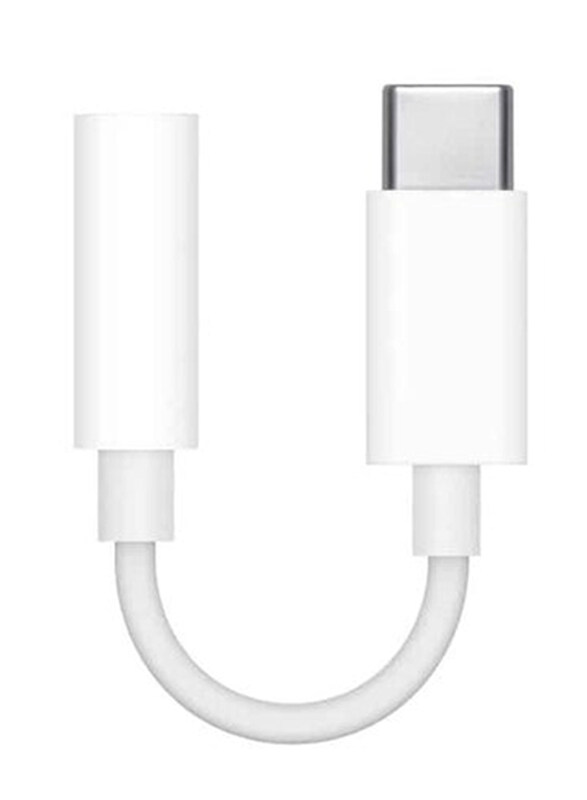 Generic Apple 3.5mm Headphone Jack Adapter, USB-C to 3.5 mm Jack for Apple Devices, White
Generic Apple 3.5mm Headphone Jack Adapter, USB-C to 3.5 mm Jack for Apple Devices, White