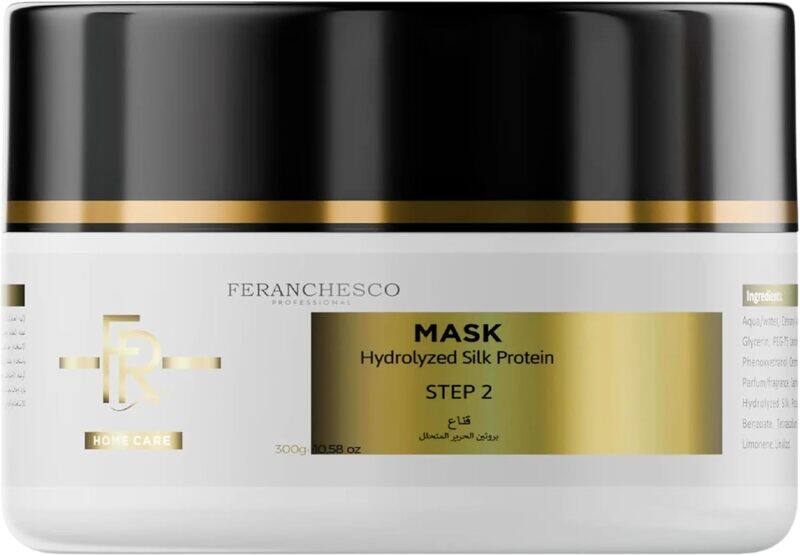 Feranchesco Intense Restorative Homecare Mask Silk Proteins Lipidium for Damaged Hair
Feranchesco Intense Restorative Homecare Mask Silk Proteins Lipidium for Damaged Hair
