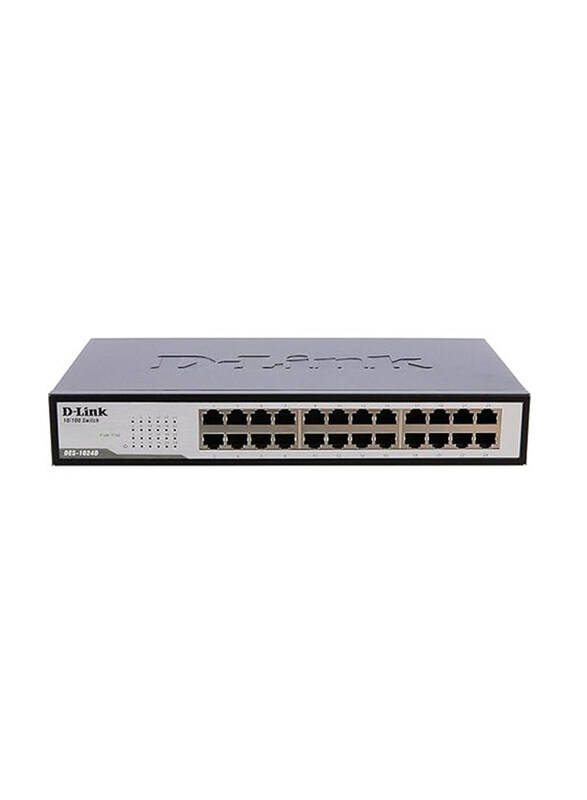 D-Link DES-1024D 24-Port Fast Ethernet Unmanaged Desktop Switch, DES-1024D, Black
D-Link DES-1024D 24-Port Fast Ethernet Unmanaged Desktop Switch, DES-1024D, Black