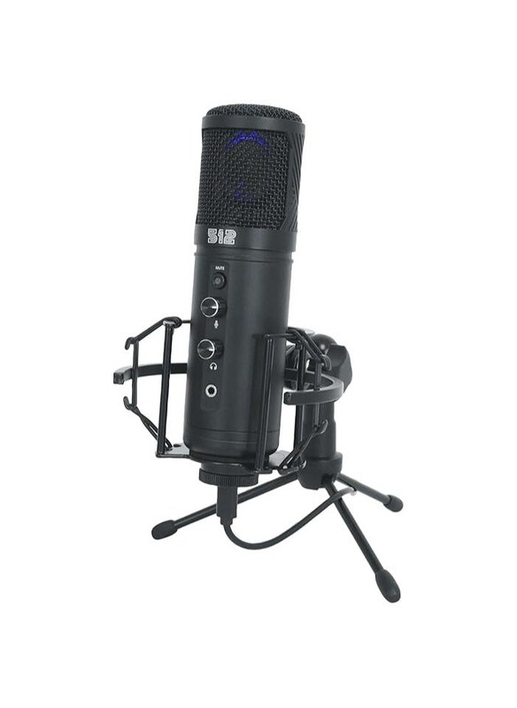 512 Audio empest Large-Diaphragm Studio Condenser USB Microphone, 512-UPM, Black
512 Audio empest Large-Diaphragm Studio Condenser USB Microphone, 512-UPM, Black