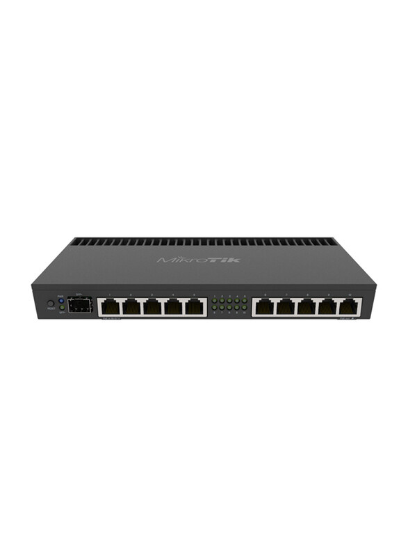 Mikrotik 10xgigabit Port Router With a Quad-core 1.4ghz Cpu, 1gb Ram, Sfp+ 10gbps Cage and Desktop Case With Rack Ears, Black
Mikrotik 10xgigabit Port Router With a Quad-core 1.4ghz Cpu, 1gb Ram, Sfp+ 10gbps Cage and Desktop Case With Rack Ears, Black