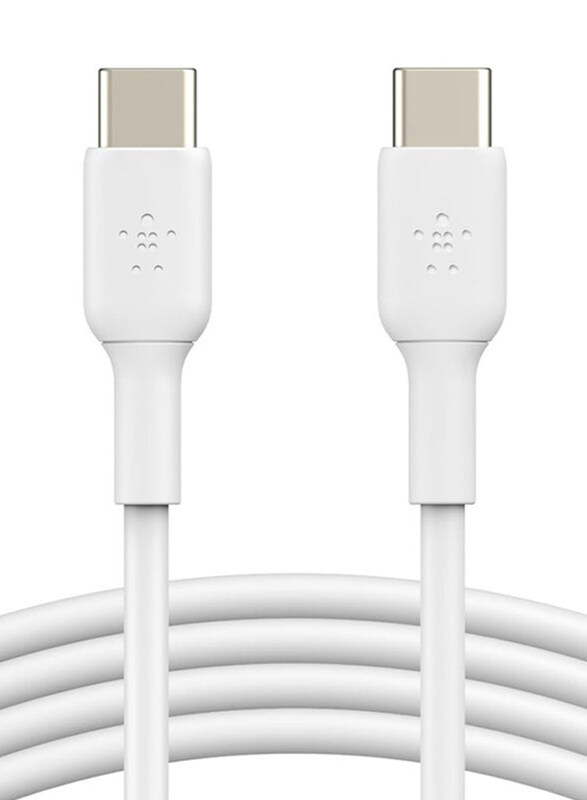 Belkin 2-Meter BoostCharge USB Type-C Fast Charger Cable, USB Type-C to USB Type-C, White
Belkin 2-Meter BoostCharge USB Type-C Fast Charger Cable, USB Type-C to USB Type-C, White