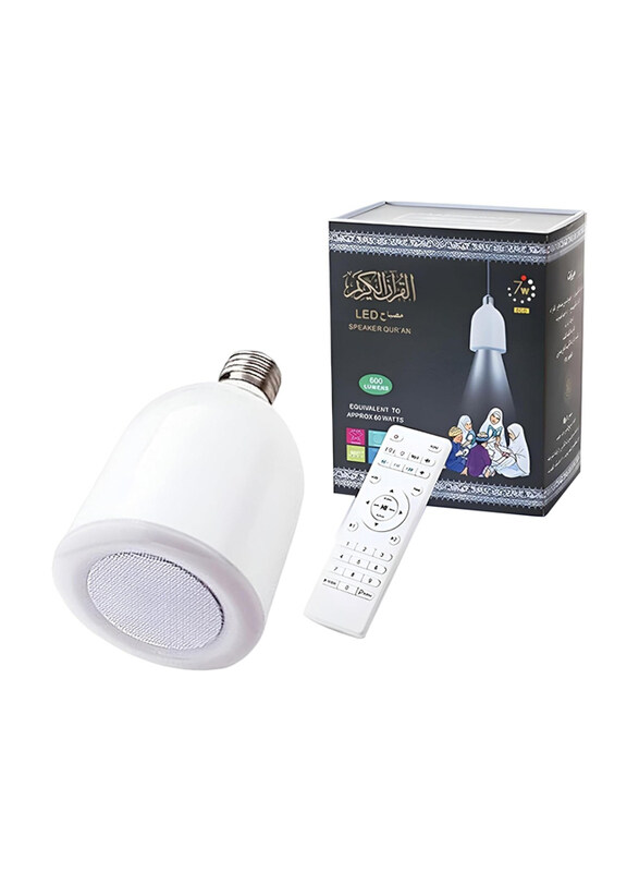 Generic BORTONY Quran LED Lamp with Speaker Remote Control, 600 Lumens Wireless Bluetooth Speaker Quran LED Lamp, White
Generic BORTONY Quran LED Lamp with Speaker Remote Control, 600 Lumens Wireless Bluetooth Speaker Quran LED Lamp, White