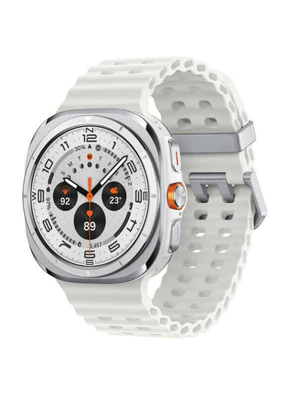 Samsung Galaxy Watch Ultra 47mm Smartwatch, LTE, Health Monitoring, Fitness Tracker (Middle East Version), Titanium White
Samsung Galaxy Watch Ultra 47mm Smartwatch, LTE, Health Monitoring, Fitness Tracker (Middle East Version), Titanium White