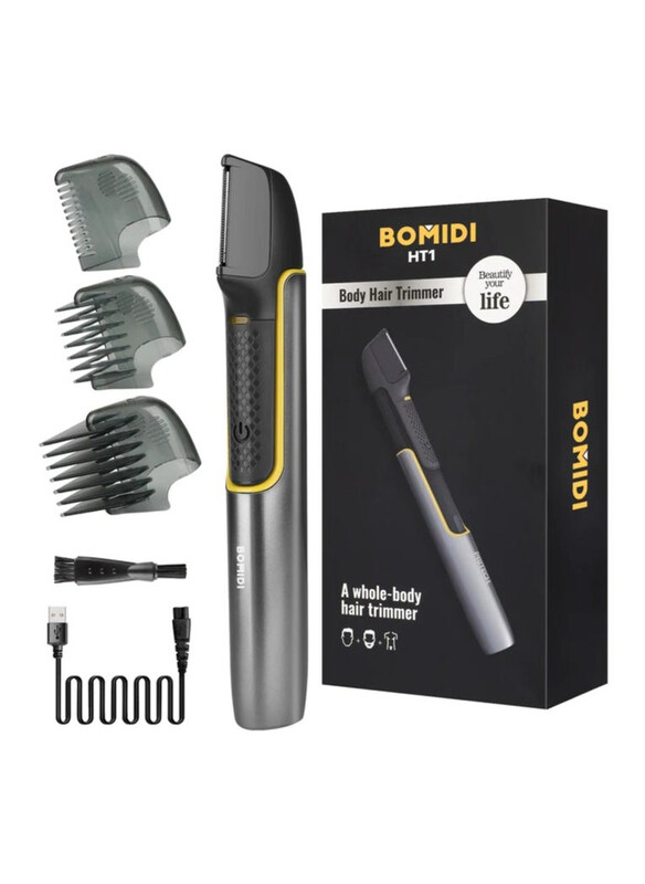 Bomidi Ht1 Electric Body Wireless Hair Shaver With Built-in Extension Handle Usb Rechargeable Battery, Silver
Bomidi Ht1 Electric Body Wireless Hair Shaver With Built-in Extension Handle Usb Rechargeable Battery, Silver