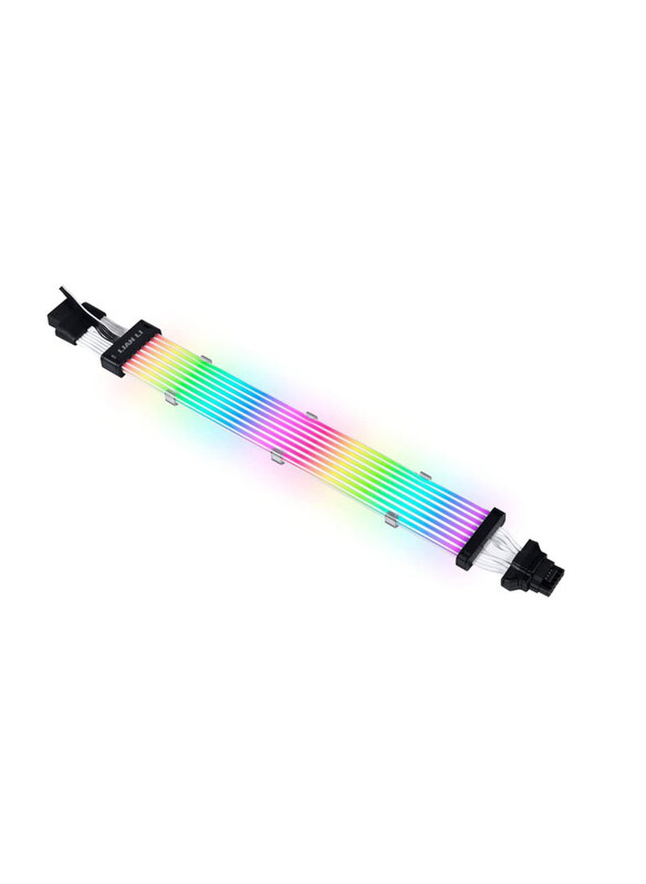 Lian Li Strimer Plus V2 (12+4 to 12+4 Pin) 8 Lights Guides ARGB Extension Cable, 12VHPWR, Multicolour
Lian Li Strimer Plus V2 (12+4 to 12+4 Pin) 8 Lights Guides ARGB Extension Cable, 12VHPWR, Multicolour