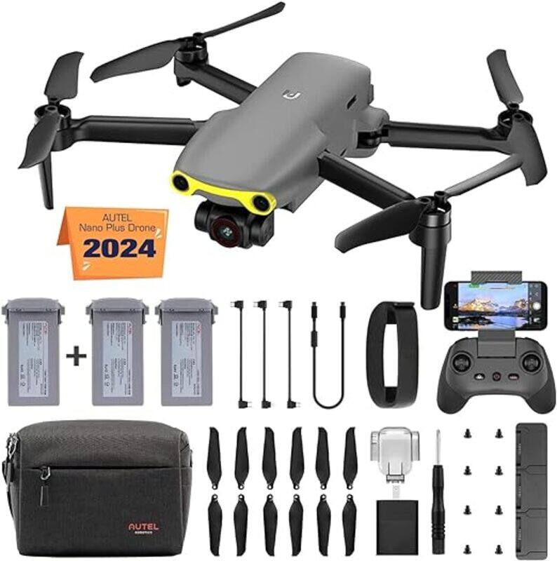 Autel Robotics EVO Nano Premium Bundle 249g Mini Drone with 4K RYYB Camera No Geo FencingPDAF CDAF Focus 3Axis Gimbal 3Way Obstacle Avoidance Extra 64
Autel Robotics EVO Nano Premium Bundle 249g Mini Drone with 4K RYYB Camera No Geo FencingPDAF CDAF Focus 3Axis Gimbal 3Way Obstacle Avoidance Extra 64