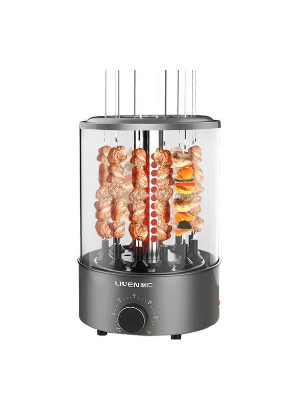 Liven Electric Barbecue/Kebab Machine Automatic with 360 Degree Rotating Skewer, Non-Stick BBQ Grill, Smokeless BBQ Handle, 1100W, KL-J121, Grey
Liven Electric Barbecue/Kebab Machine Automatic with 360 Degree Rotating Skewer, Non-Stick BBQ Grill, Smokeless BBQ Handle, 1100W, KL-J121, Grey