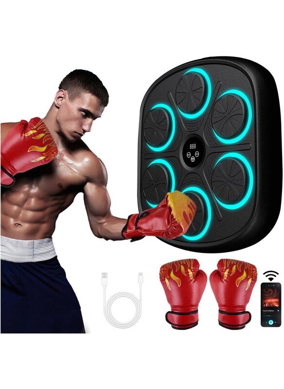 Generic Combat Sports Unisex LED Electronic Wall Mounted New Smart Bluetooth Training Music Boxing Machine with Boxing Gloves, Multicolour
Generic Combat Sports Unisex LED Electronic Wall Mounted New Smart Bluetooth Training Music Boxing Machine with Boxing Gloves, Multicolour