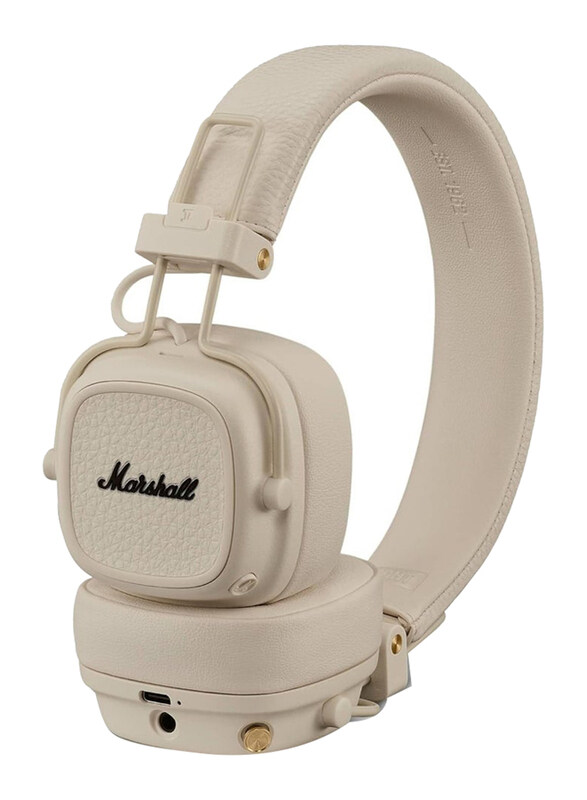 Generic Marshall Major V Bluetooth Over-Ear Headphones with 100+ Hours of Playtime & Foldable Design, Cream
Generic Marshall Major V Bluetooth Over-Ear Headphones with 100+ Hours of Playtime & Foldable Design, Cream