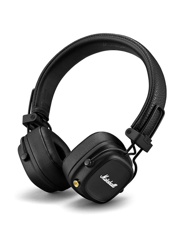 Headsets Marshall Major IV Bluetooth Over-Ear Headphones with 80 Hours of Playtime, Black
Headsets Marshall Major IV Bluetooth Over-Ear Headphones with 80 Hours of Playtime, Black