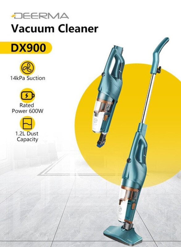 Deerma Portable Corded Upright And Mini Handheld Vacuum Cleaner, 600W, Dx900, Green
Deerma Portable Corded Upright And Mini Handheld Vacuum Cleaner, 600W, Dx900, Green
