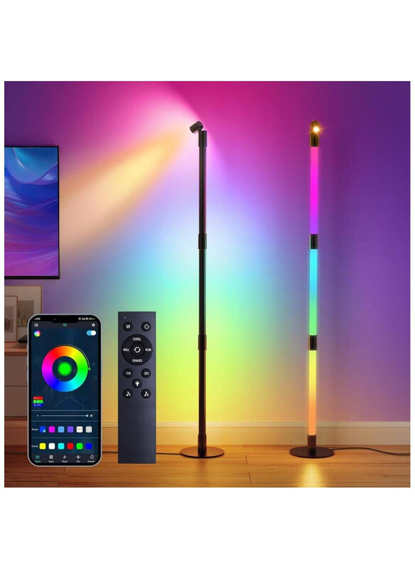 Generic Minimalist 16 Million Colours & Music Sync Led Floor Lamp Remote Control, Black
Generic Minimalist 16 Million Colours & Music Sync Led Floor Lamp Remote Control, Black