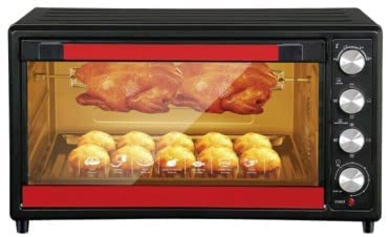 Khind 90Ltr XXXL Capacity OTG Electric Oven, Timer upto 60mins with Rotisserie and Convection Function, 2400W, Black
Khind 90Ltr XXXL Capacity OTG Electric Oven, Timer upto 60mins with Rotisserie and Convection Function, 2400W, Black