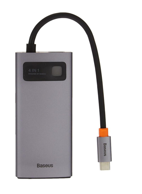 Universal Baseus 4-in-1 Gleam Series Metal Multifunctional Type-C HUB Docking Station, Grey
Universal Baseus 4-in-1 Gleam Series Metal Multifunctional Type-C HUB Docking Station, Grey