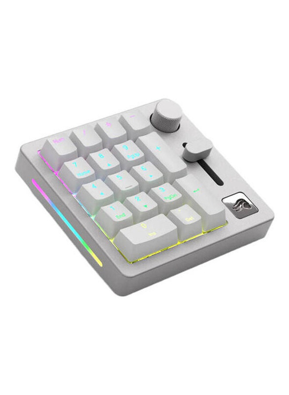 Generic Glorious GMMK Modular Mechanical Gaming Numpad - Customizable RGB Backlighting, Cherry MX Switches, ABS Keycaps, Pre-Lubed Fox Switches, White
Generic Glorious GMMK Modular Mechanical Gaming Numpad - Customizable RGB Backlighting, Cherry MX Switches, ABS Keycaps, Pre-Lubed Fox Switches, White