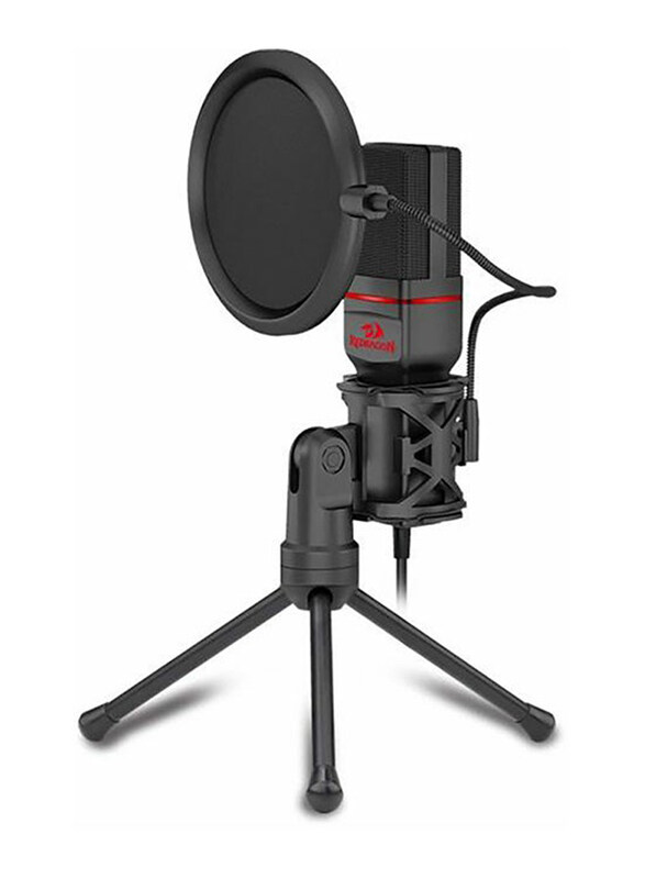 Multiple Redragon Seyfert Gaming Stream Microphone with Pop Filter & 3.5mm Plug, GM100, Black
Multiple Redragon Seyfert Gaming Stream Microphone with Pop Filter & 3.5mm Plug, GM100, Black