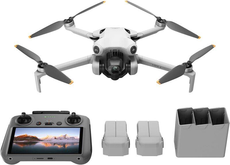 DJI Mini 4 Pro Fly More Combo Plus DJI RC 2 Folding Mini-Drone 4K HDR Camera 2 Extra Intelligent Batteries Plus
DJI Mini 4 Pro Fly More Combo Plus DJI RC 2 Folding Mini-Drone 4K HDR Camera 2 Extra Intelligent Batteries Plus