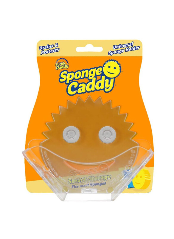 Scrub Daddy Sponge Caddy Holder with Suction Cups and Smart Storage, Multicolour
Scrub Daddy Sponge Caddy Holder with Suction Cups and Smart Storage, Multicolour