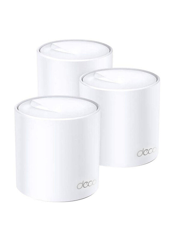 TP-Link Deco X20 AX1800 Whole Home Advanced Mesh Wi-Fi 6 System, 3 Pieces, Deco X20, White
TP-Link Deco X20 AX1800 Whole Home Advanced Mesh Wi-Fi 6 System, 3 Pieces, Deco X20, White