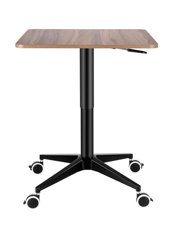 Universal Upergo Height Adjustable Square Movable Desk with Computer Floor Stand, UP-10SL, Brown/Black
Universal Upergo Height Adjustable Square Movable Desk with Computer Floor Stand, UP-10SL, Brown/Black