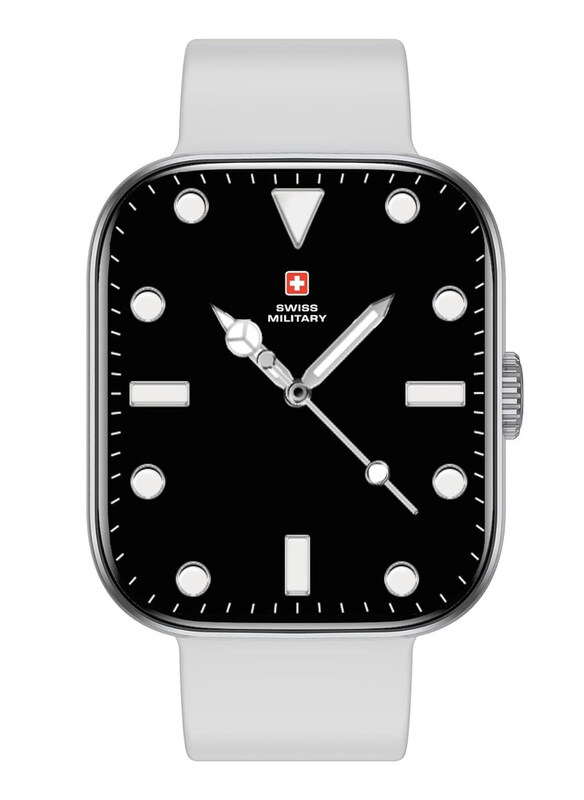 Swiss Military ALPS4 1.75-inch AMOLED Display Bluetooth Smartwatch, Silver/Grey
Swiss Military ALPS4 1.75-inch AMOLED Display Bluetooth Smartwatch, Silver/Grey