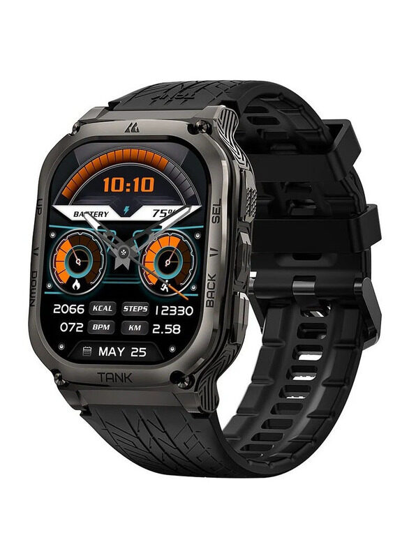Kospet Tank M3 1.85-inch HD Display Smartwatch with Bluetooth Calling, GPS, Black
Kospet Tank M3 1.85-inch HD Display Smartwatch with Bluetooth Calling, GPS, Black