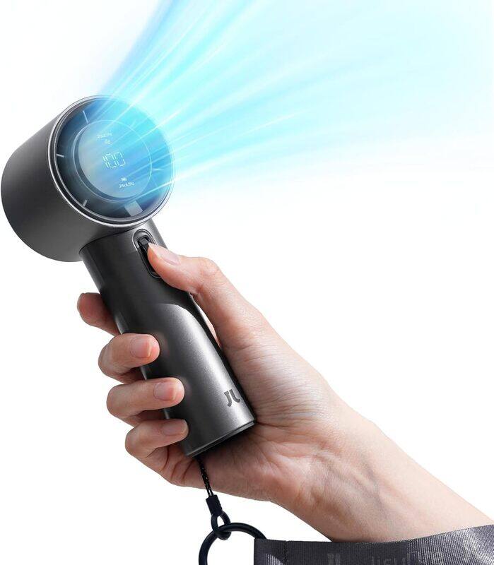 JISULIFE Portable Handheld FanSpeedAdjustable Turbo Mini Fan 5000mAh Battery Rechargeable Personal Fan with Metal Body Digital Display For Women Men T
JISULIFE Portable Handheld FanSpeedAdjustable Turbo Mini Fan 5000mAh Battery Rechargeable Personal Fan with Metal Body Digital Display For Women Men T