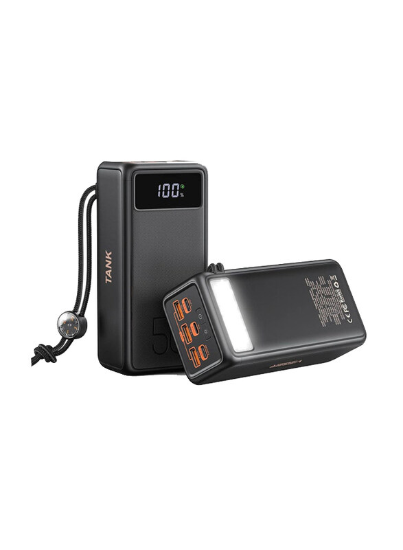 Veger 56000mAh Wired Fast Charging PD/QC3.0 High Capacity Portable Power Bank with USB C Battery Pack, Cables & LED Display & 3 Gear Strong Flashlight
Veger 56000mAh Wired Fast Charging PD/QC3.0 High Capacity Portable Power Bank with USB C Battery Pack, Cables & LED Display & 3 Gear Strong Flashlight