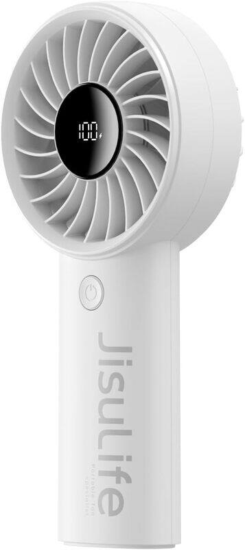 JISULIFE Handheld Fan Life4 Upgraded Portable Fan with Powerful Wind USB Rechargeable Mini Hand Fan with Digital Display 3600mAh Battery 5 Wind Speeds
JISULIFE Handheld Fan Life4 Upgraded Portable Fan with Powerful Wind USB Rechargeable Mini Hand Fan with Digital Display 3600mAh Battery 5 Wind Speeds