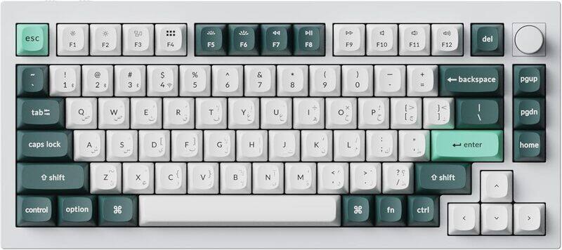 Keychron Q1 HE Swappable RGB Backlight Nebula Switch Knob Version Keyboard- White
Keychron Q1 HE Swappable RGB Backlight Nebula Switch Knob Version Keyboard- White