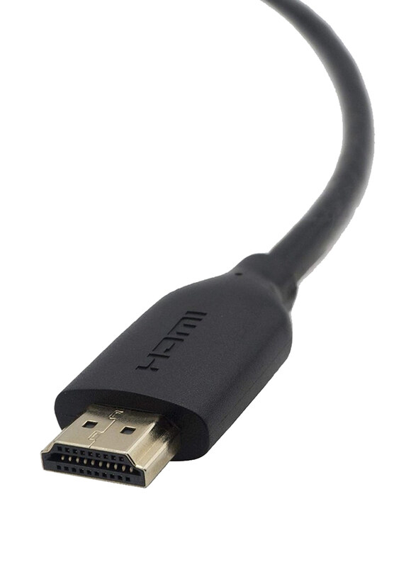 Belkin 2-Meter Gold Plated High Speed HDMI Cable with Ethernet 4K, HDMI to HDMI, Black
Belkin 2-Meter Gold Plated High Speed HDMI Cable with Ethernet 4K, HDMI to HDMI, Black