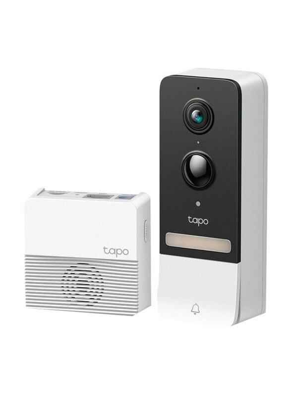 TP-Link Tapo 2K 5MP Smart Battery Video Doorbell with Live View, & Color Night Vision, D230S1, Black/White
TP-Link Tapo 2K 5MP Smart Battery Video Doorbell with Live View, & Color Night Vision, D230S1, Black/White