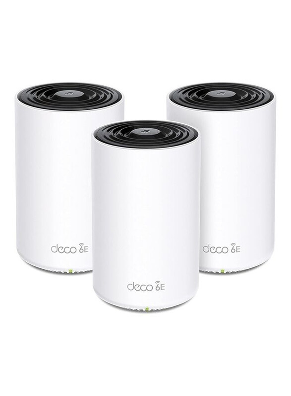 TP-Link Deco XE75 Pro AXE5400 Gigabit Mesh Wi-Fi 6E System Wireless Smart Router, Tri-Band, 3-Pack, White
TP-Link Deco XE75 Pro AXE5400 Gigabit Mesh Wi-Fi 6E System Wireless Smart Router, Tri-Band, 3-Pack, White
